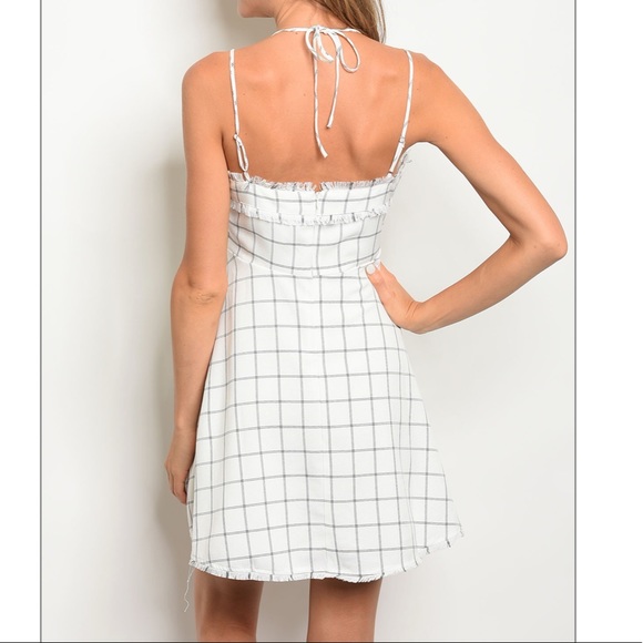 ✨ White Black checkered dress! - Picture 2 of 2